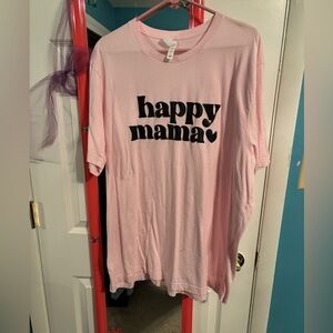 Bella canvas 3x “Happy mama” graphic tee nwot
